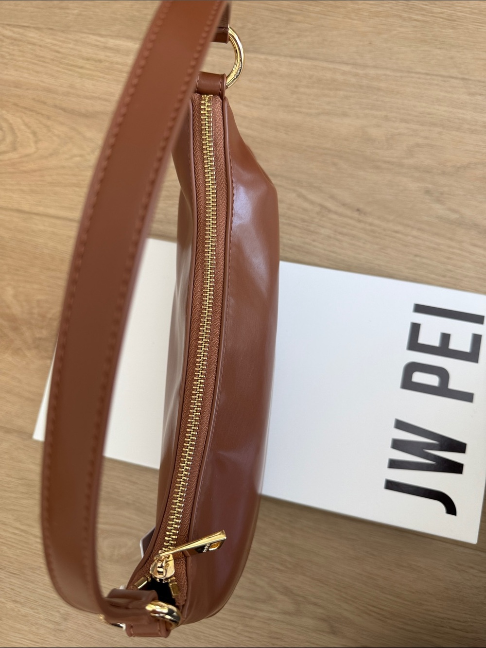 JW PEI Brown Shoulder Bag with Gold Hardware - Picture 5 of 6